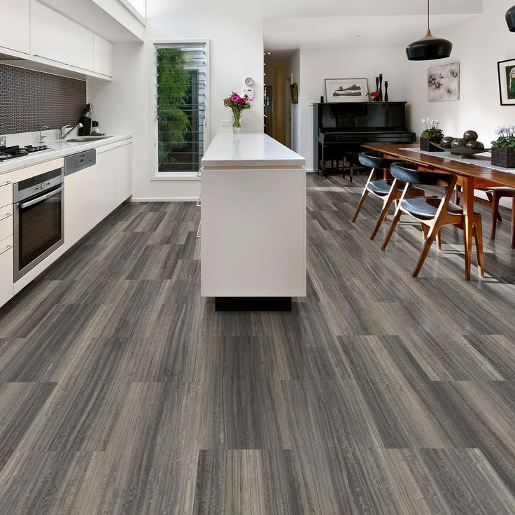 Luxury vinyl plank flooring